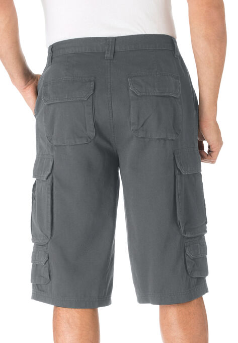 14" Side Elastic Cargo Shorts, , on-hover image number null