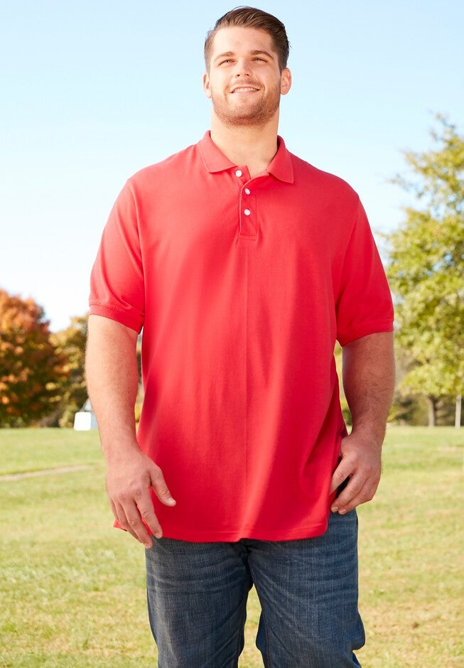 Pima Piqué Polo Shirt, , alternate image number null