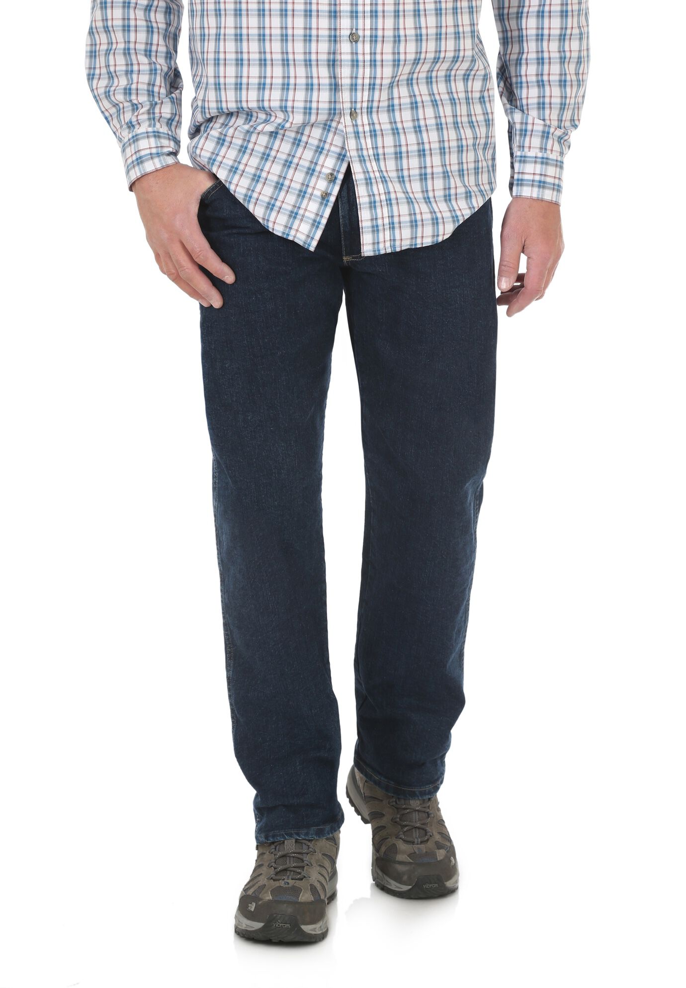 Rugged Wear Performance Relaxed Fit Jeans, DARK STONE, hi-res image number 0