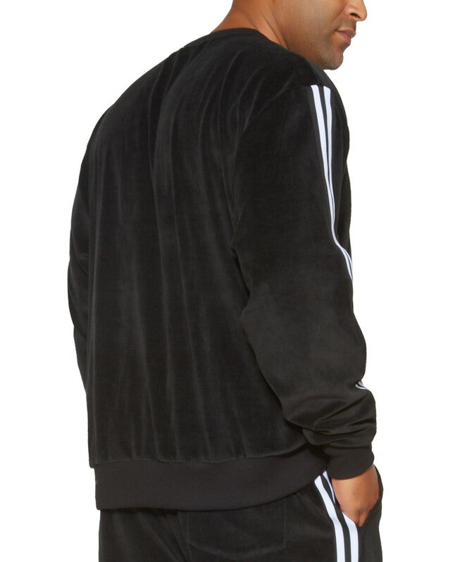 Velour Stripe Sweatshirt, , on-hover image number null
