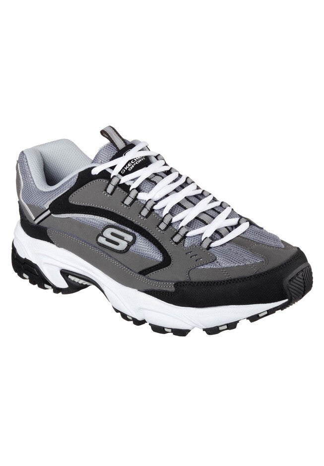 Stamina - Cutback Sneakers by SKECHERS®, CHARCOAL, hi-res image number null