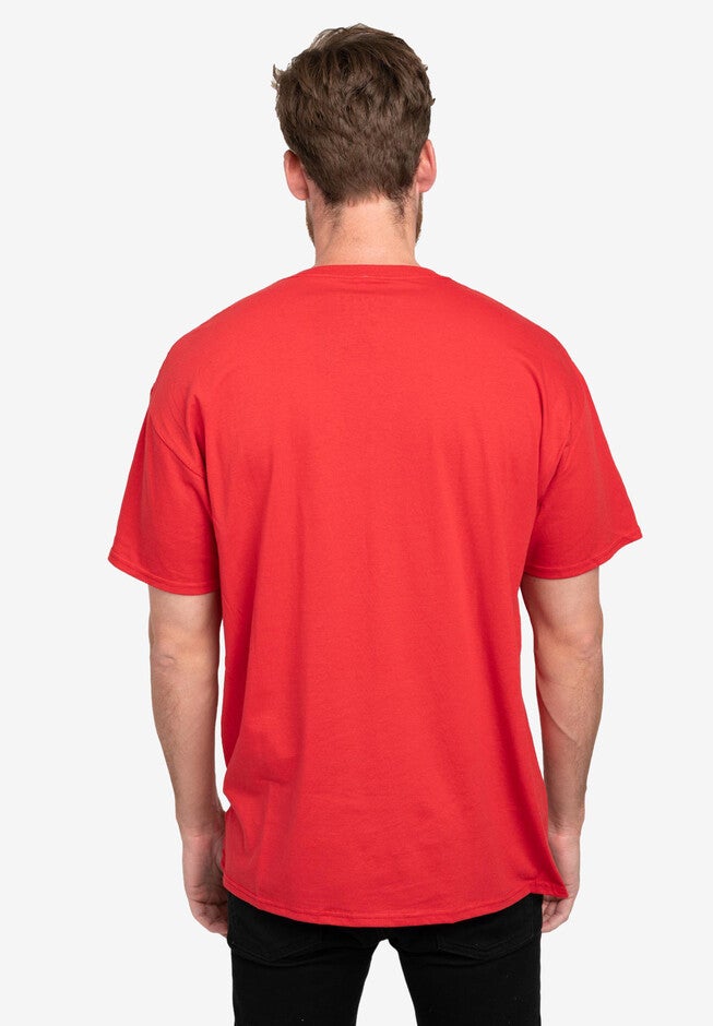 Disney Men's Mickey Mouse Classic T-Shirt Short Sleeve Red, , on-hover image number null