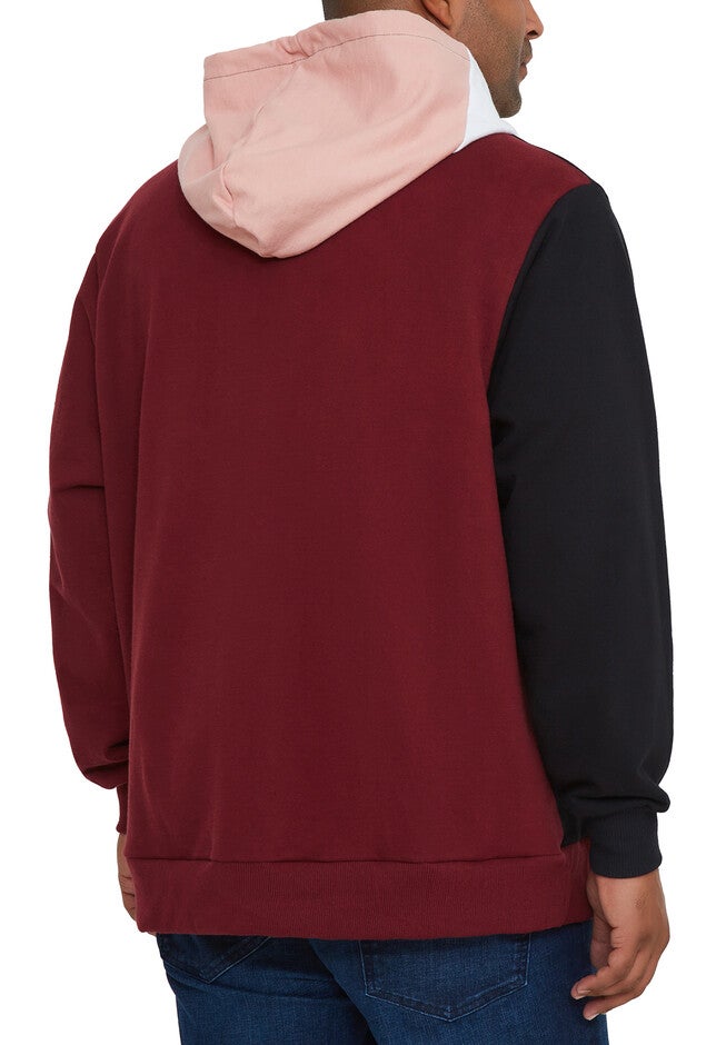 Color-Block Pullover Hoodie, , on-hover image number null