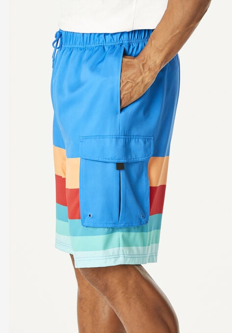 KS Island™ Flex Cargo Swim Trunks | King Size