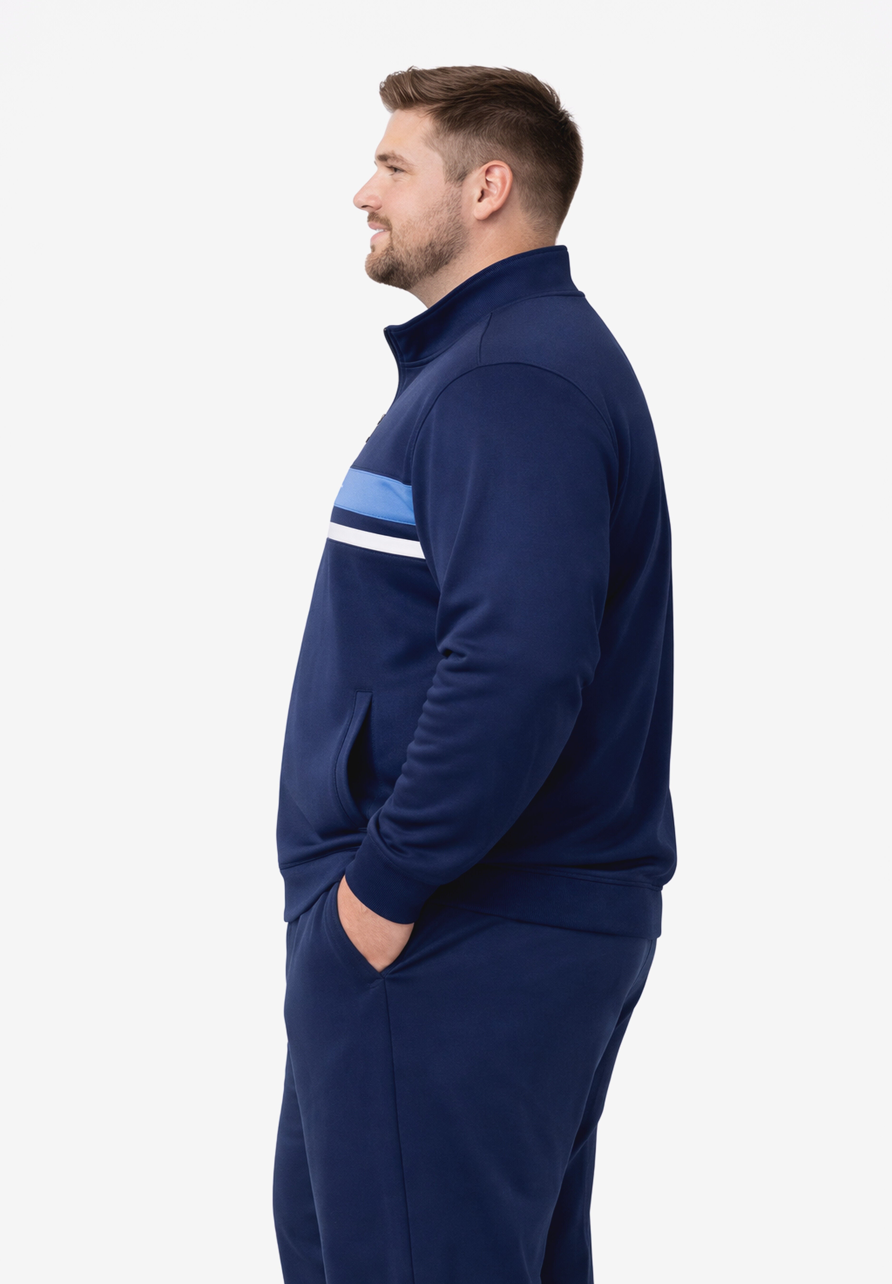 Skechers&reg; Performance Track Jacket, NAVY, alternate image number 3