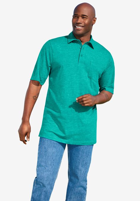 Shrink-Less™ Lightweight Polo T-Shirt, , alternate image number null