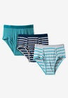 Classic Cotton Briefs 3-Pack, LIGHT TEAL ASSORTED PACK, hi-res image number null