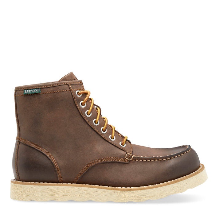 Lumber Up Leather Moc Toe Boot, BROWN, alternate image number 2