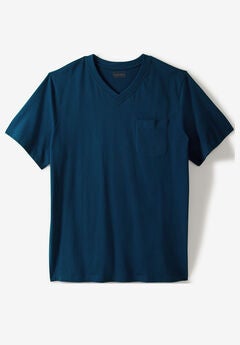 Boulder Creek&reg; Heavyweight Pocket V-Neck Tee, 