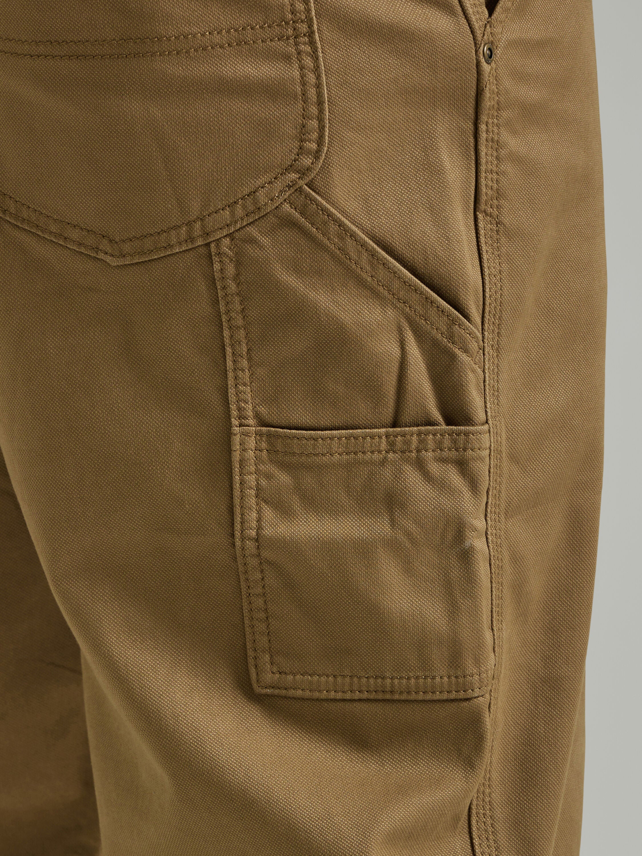 Legendary Workwear Loose Fit Carpenter Jean, DARK KHAKI, alternate image number 6