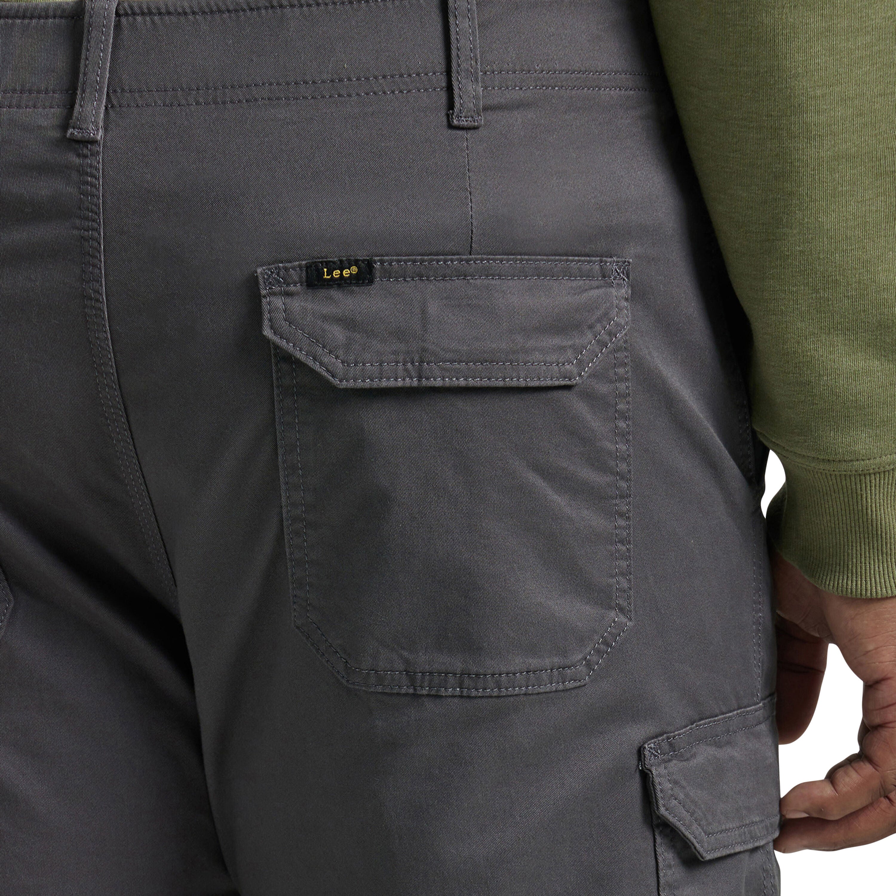 Extreme Motion Twill Cargo Pant, CHARCOAL, alternate image number 5