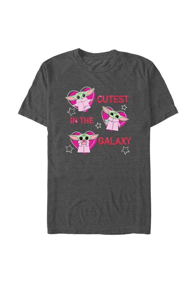 Cutest Galaxy Valentine Tops & Tees, CHARCOAL HEATHER, hi-res image number null
