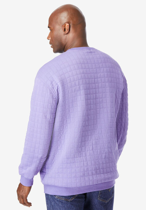Russell® Quilted Crewneck Sweatshirt, , on-hover image number null