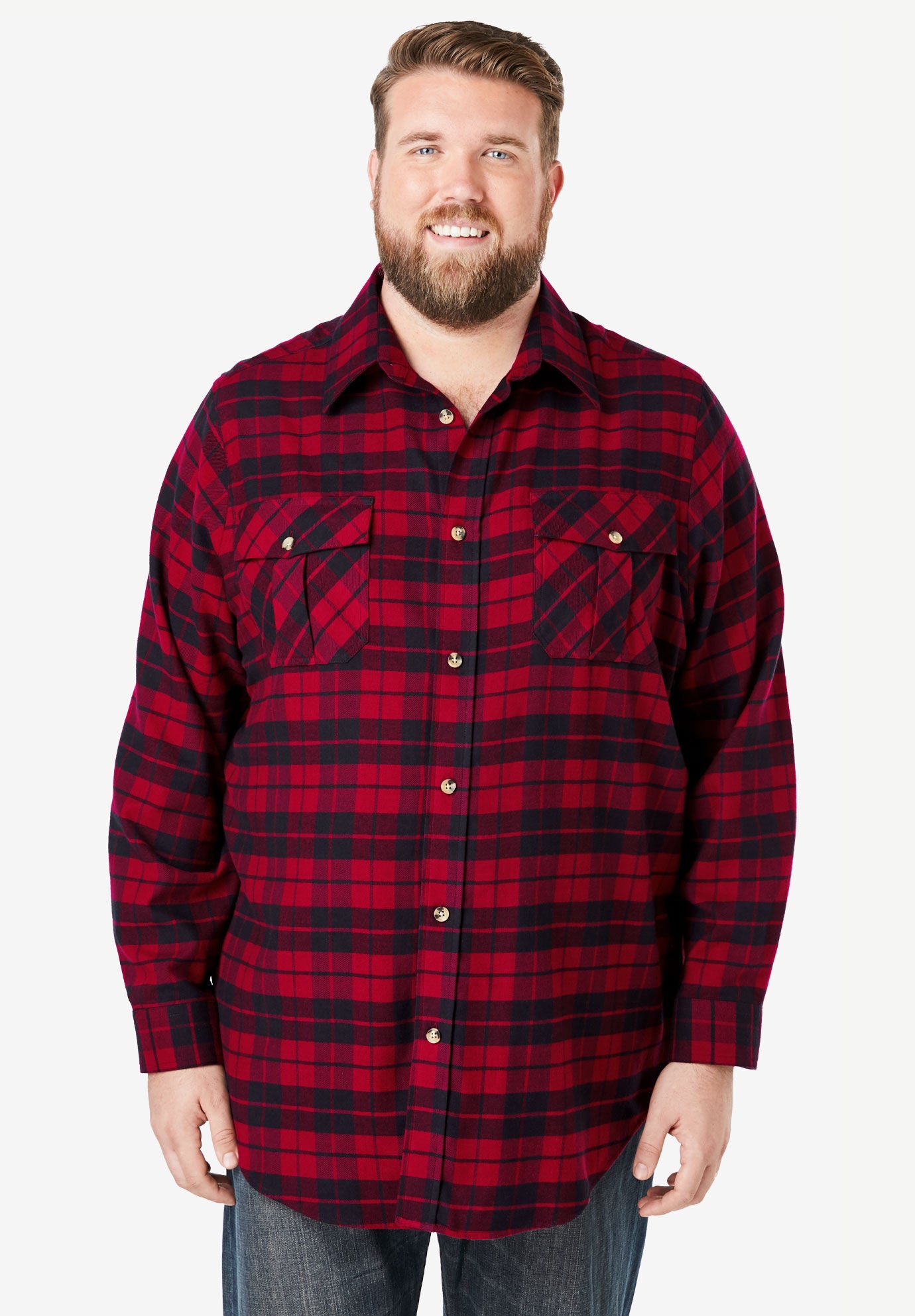 King size flannel shirts Clearance