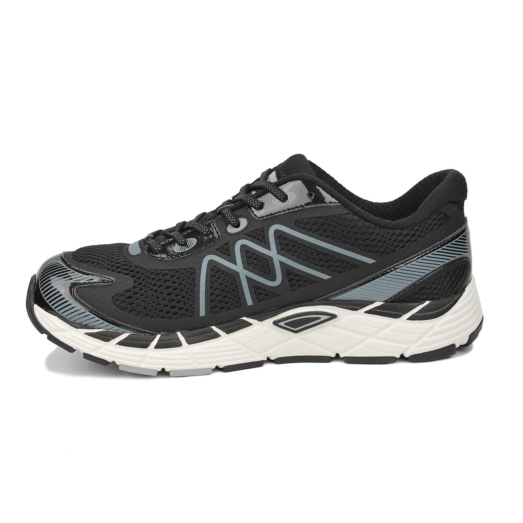 Nash Lightweight Arch Support Sneaker, BLACK, alternate image number 3