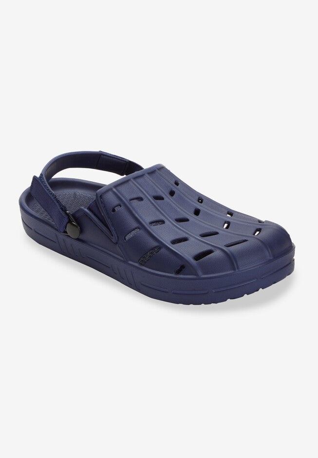 Rubber Clog Water Shoe, NAVY, hi-res image number null
