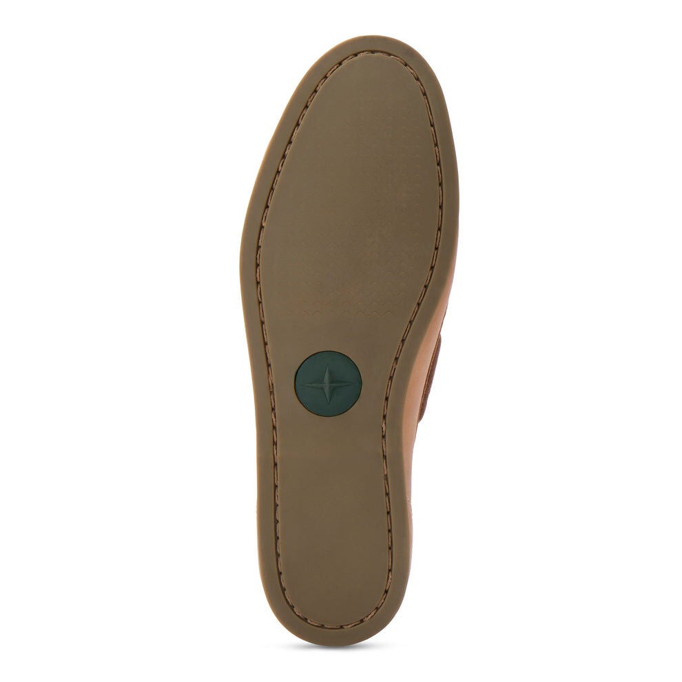 Sea Dog Leather Boat Shoe, PEANUT, alternate image number 3