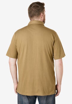 Heavyweight Jersey Polo Shirt, , on-hover