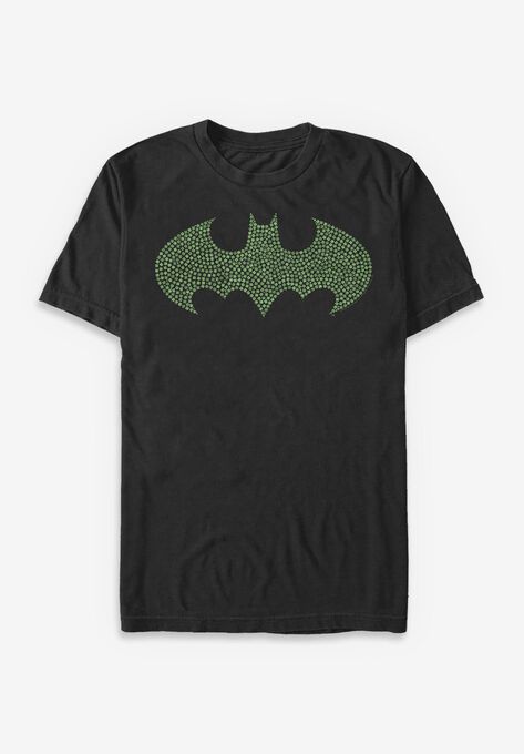 Batman Clover Logo Graphic Tee, BLACK, hi-res image number null