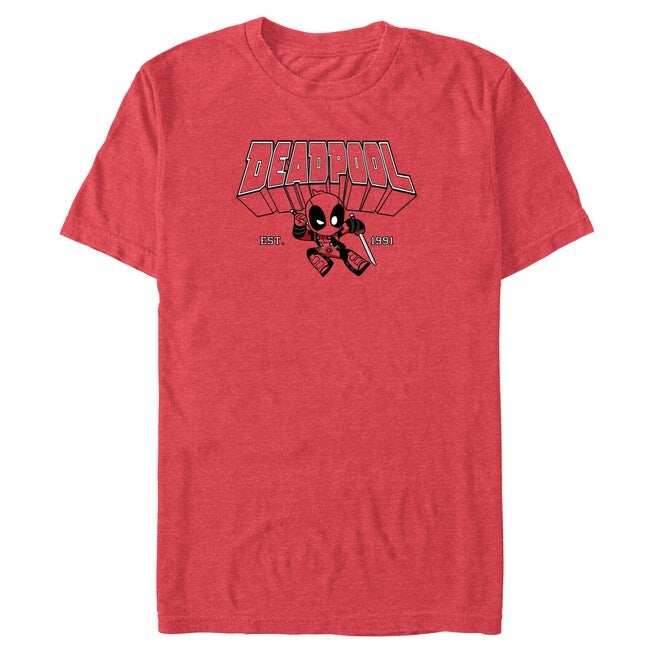 Mad Engine DEADPOOL MASCOT, RED HEATHER, hi-res image number 0
