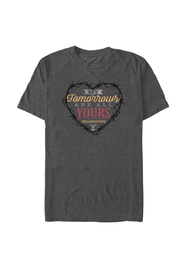 My Tomorrows Tops & Tees, CHARCOAL HEATHER, hi-res image number 0