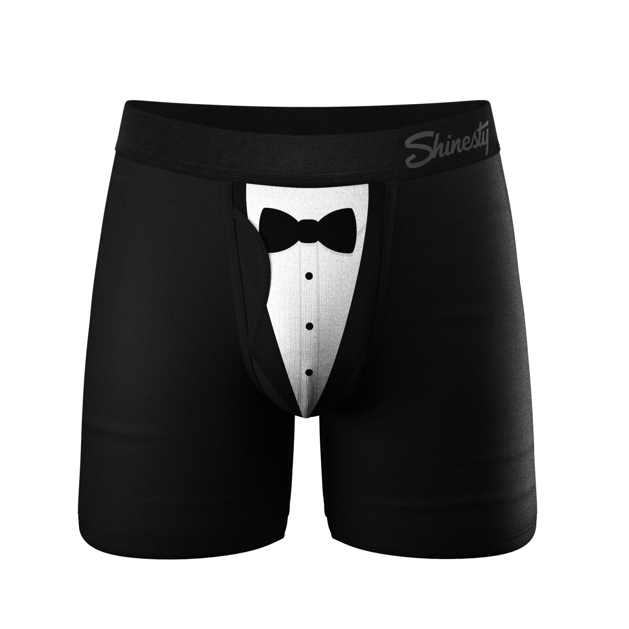 The 009 Ball Hammock Pouch Underwear With Fly, BLACK, hi-res image number 0