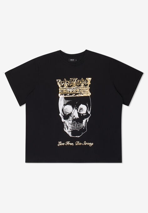 MVP Collections® Skull Graphic T-Shirt, , alternate image number null