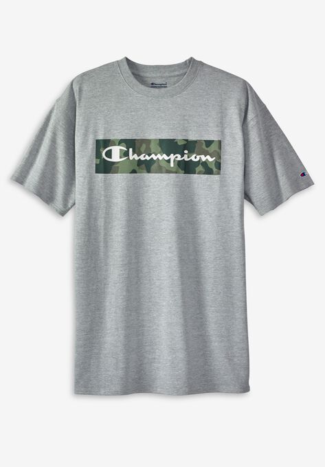 Champion® Camo Screenprint T-Shirt, HEATHER GREY, hi-res image number null