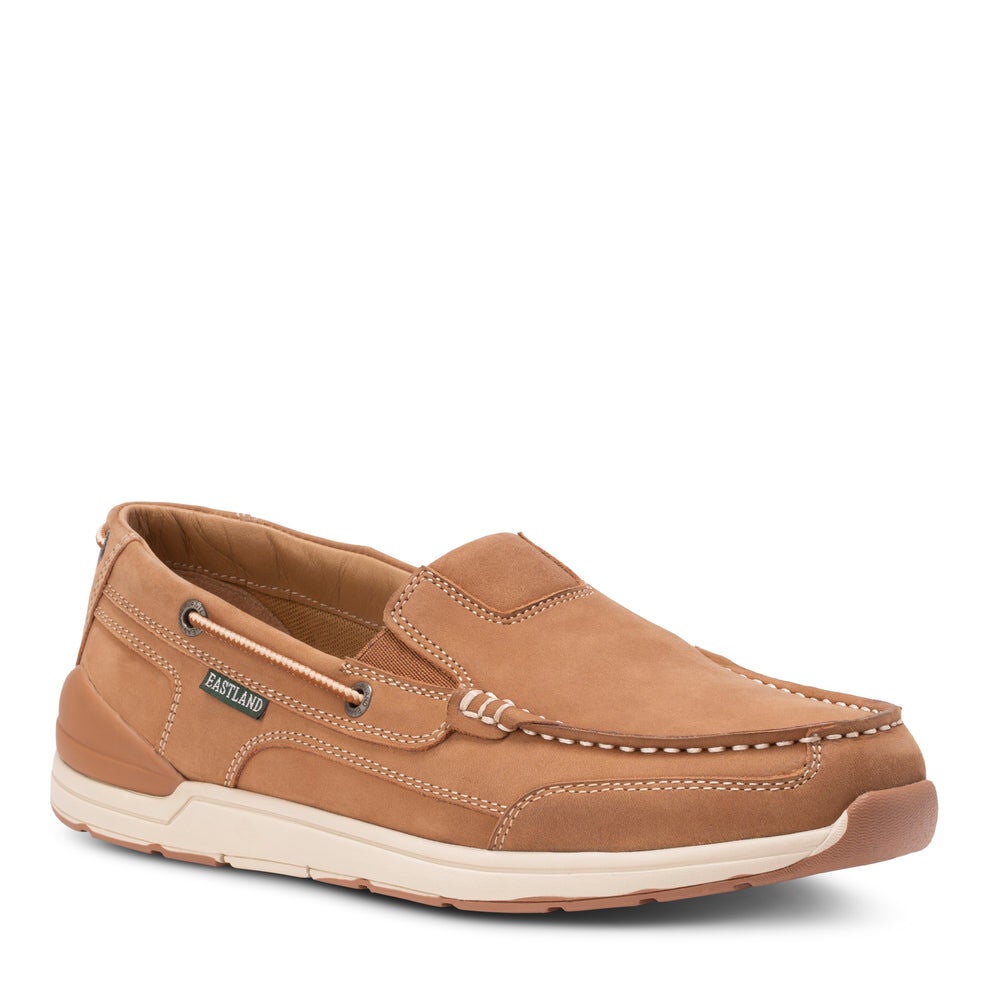 Thames Leather Boat Shoe Slip On