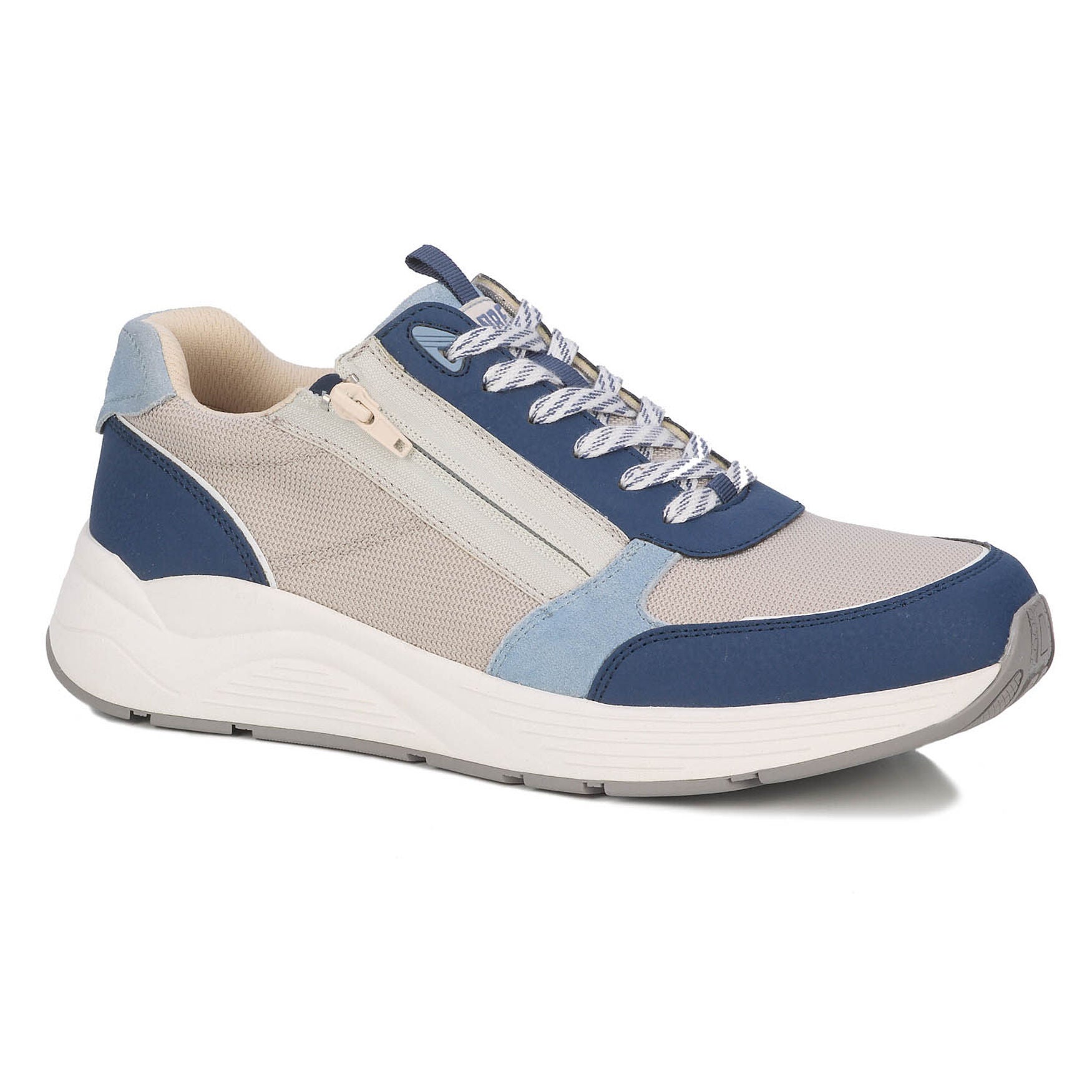 Miller Double Zip Sneaker, BLUE GREY, hi-res image number 0