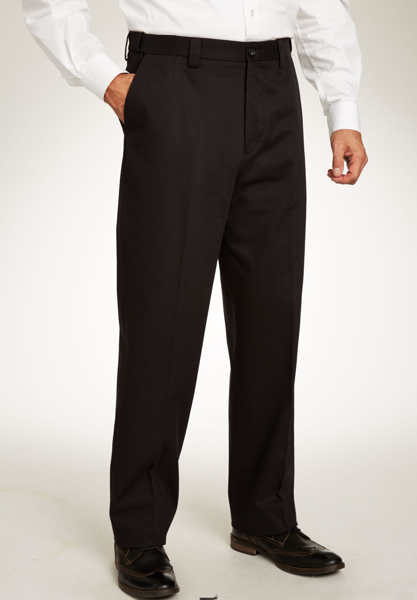 Men's Wrinkle-Free 100% Cotton Trouser Brownish – The Cut Price
