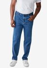Liberty Blues™ Relaxed-Fit Stretch 5-Pocket Jeans, STONEWASH, hi-res image number null
