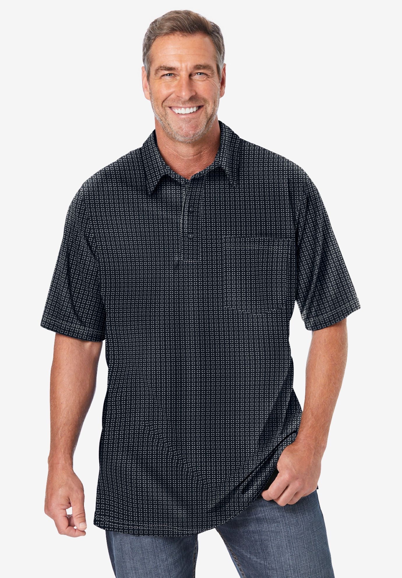 golf polo with pocket