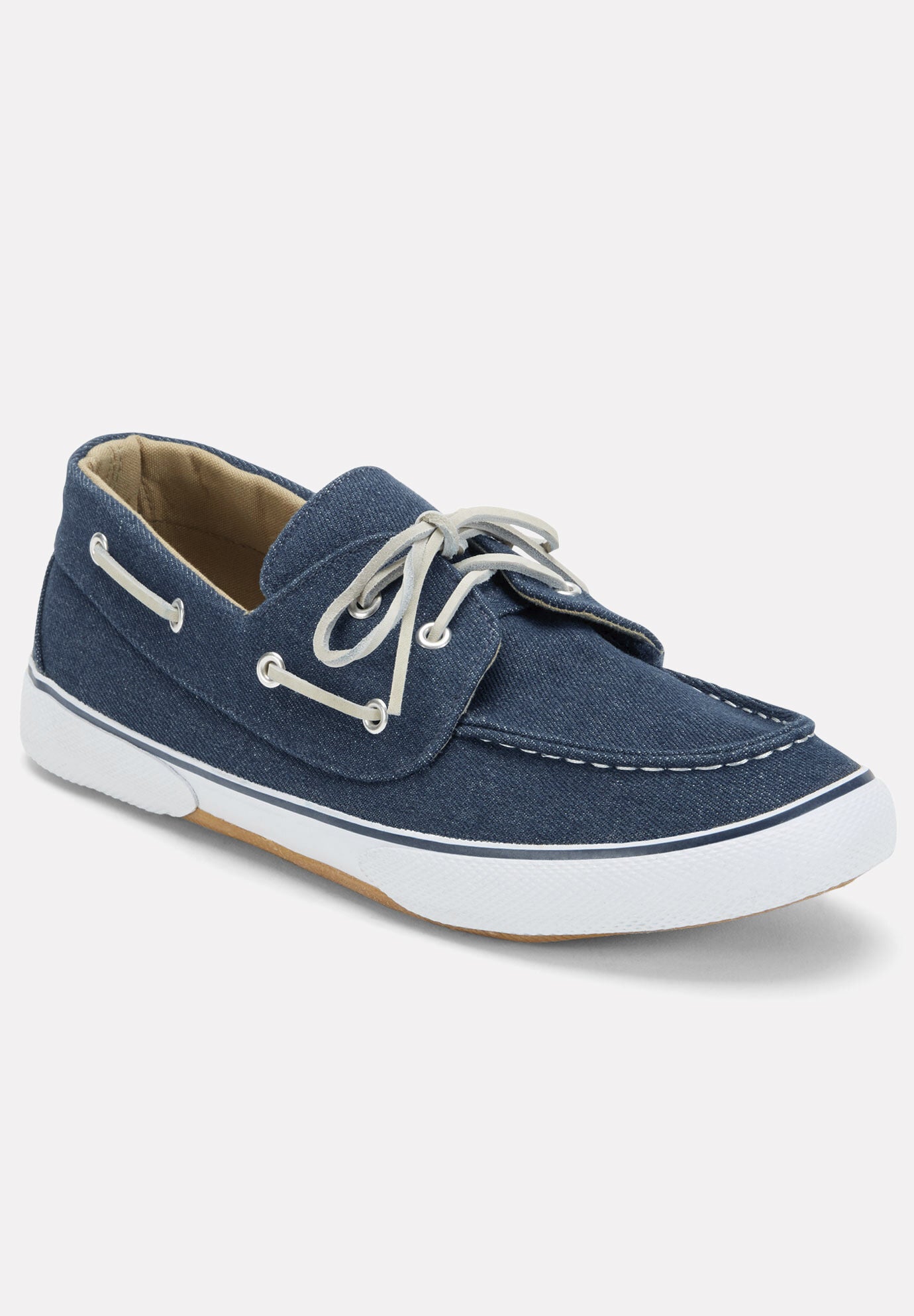 Fabric boat shoes on sale