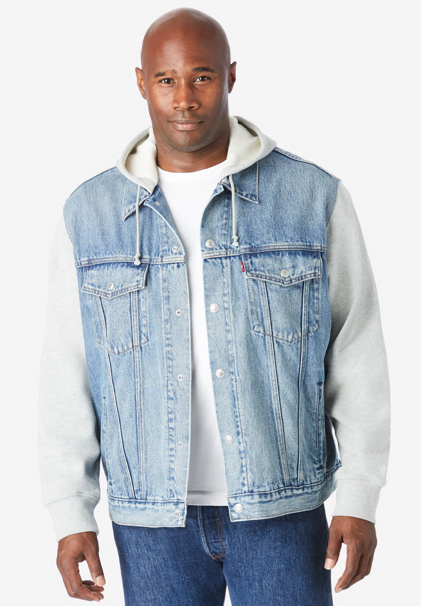 Levi's hybrid hoodie trucker jacket top