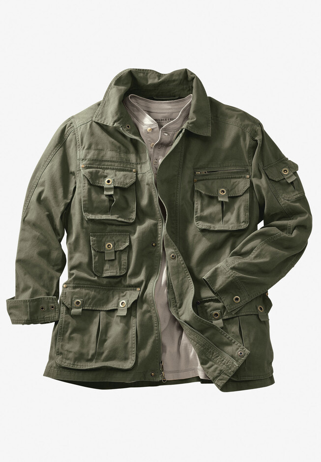 MANGO Green Military Jacket - Men, Best Price and Reviews