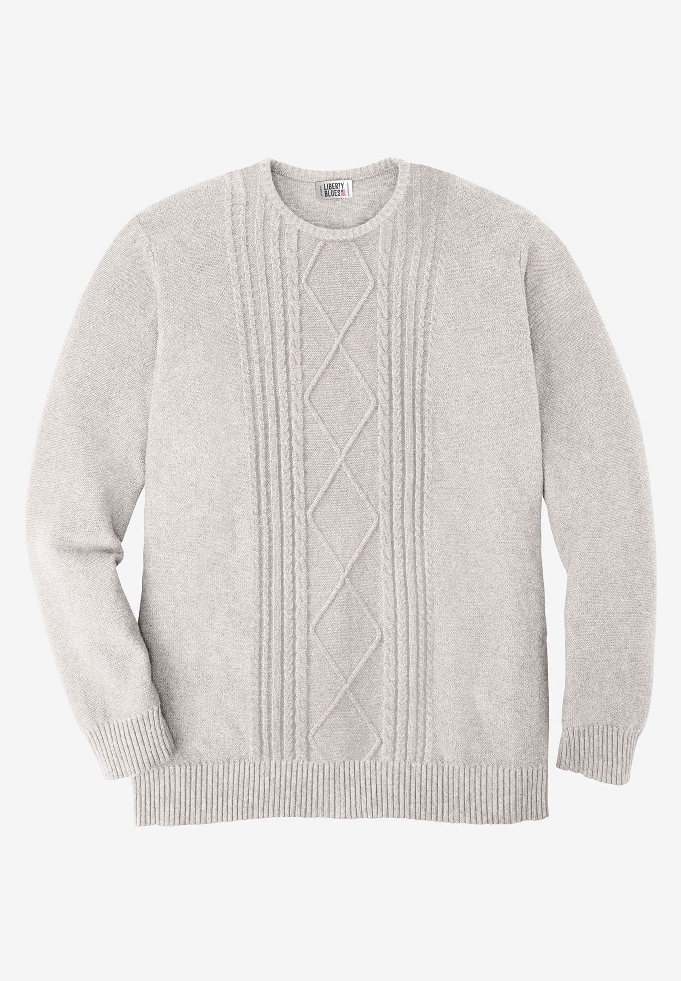 Liberty Blues™ Crewneck Cable Knit 