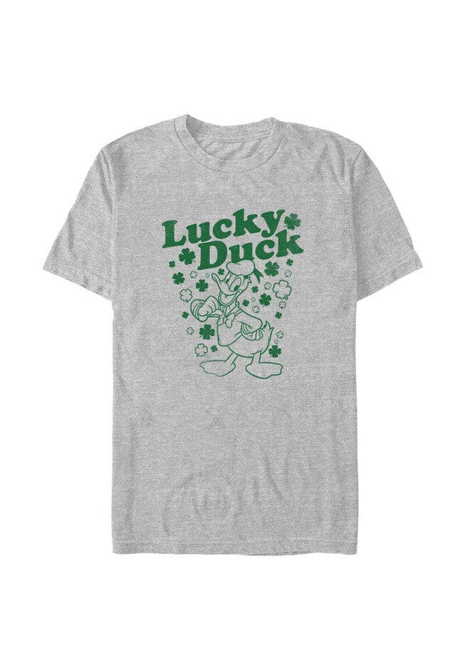Lucky Duck Tops & Tees, ATHLETIC HEATHER, hi-res image number 0