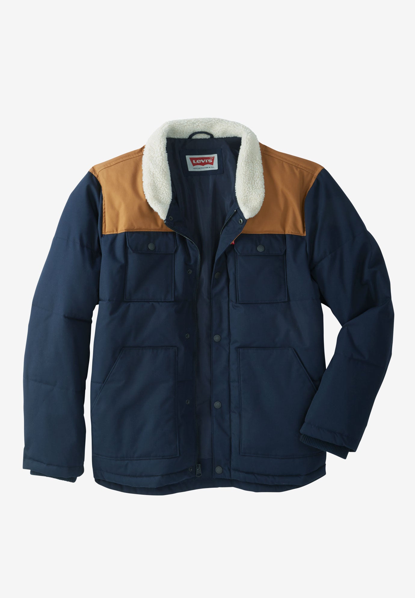 Woodsman Puffer Trucker Jacket by Levi 