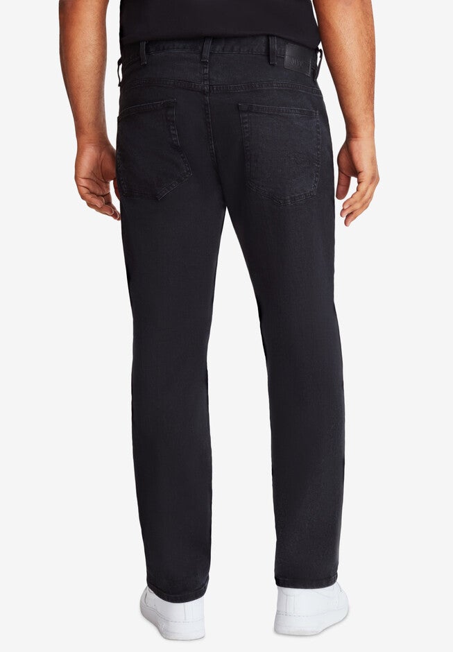 MVP Collections® Slit Knee Straight Leg Jeans, , on-hover image number null