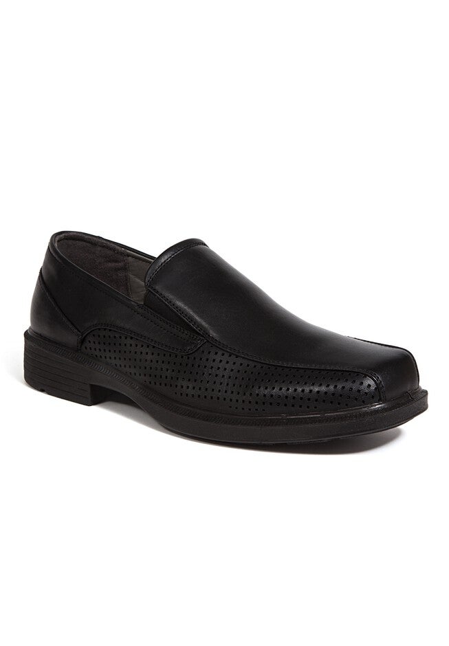 Deer Stags® Fortgreene Lightweight Cushioned Slip-On Bike Toe Loafers, BLACK, hi-res image number null