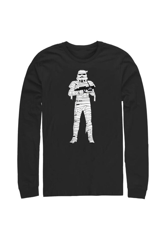 Mummy Trooper Long Sleeve Tee, BLACK, hi-res image number null