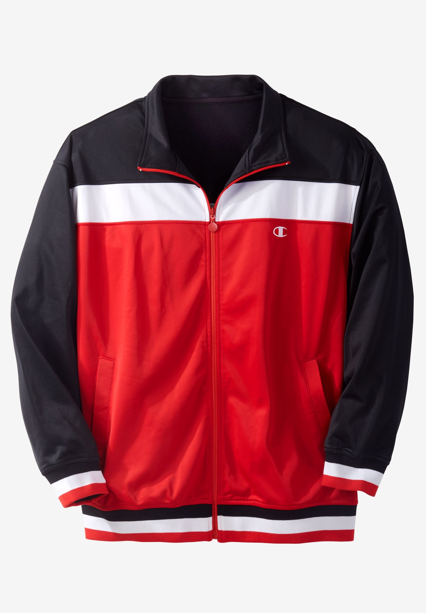 champion velour track top