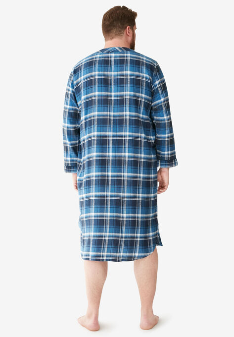 Plaid Flannel Nightshirt, , on-hover image number null