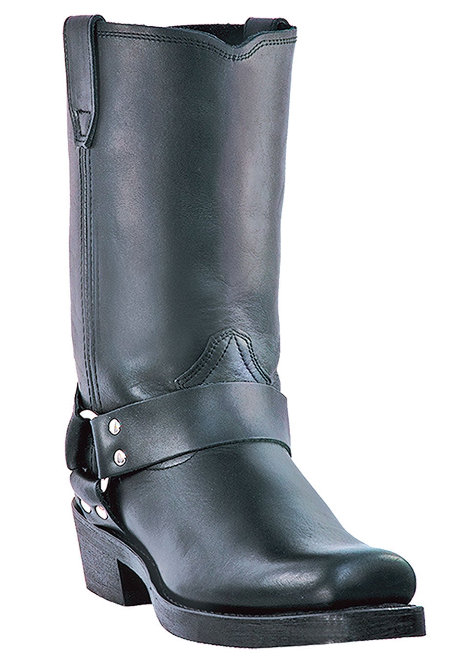 Leather Dingo 11 Harness Boots Black King Size