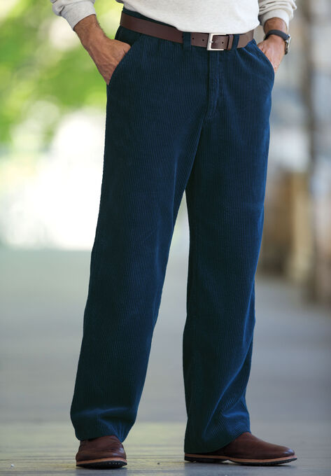 Six-Wale Corduroy Plain Front Pants, , alternate image number null