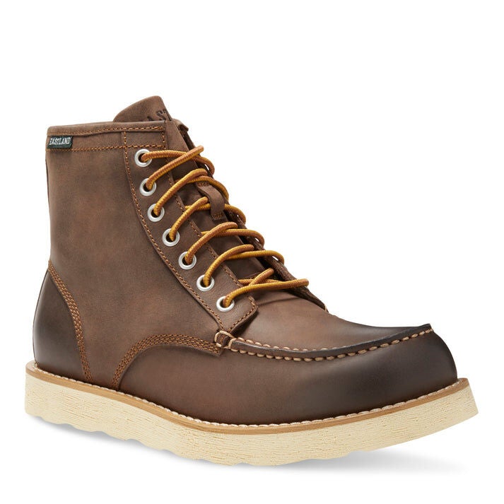 Lumber Up Leather Moc Toe Boot, BROWN, hi-res image number 0