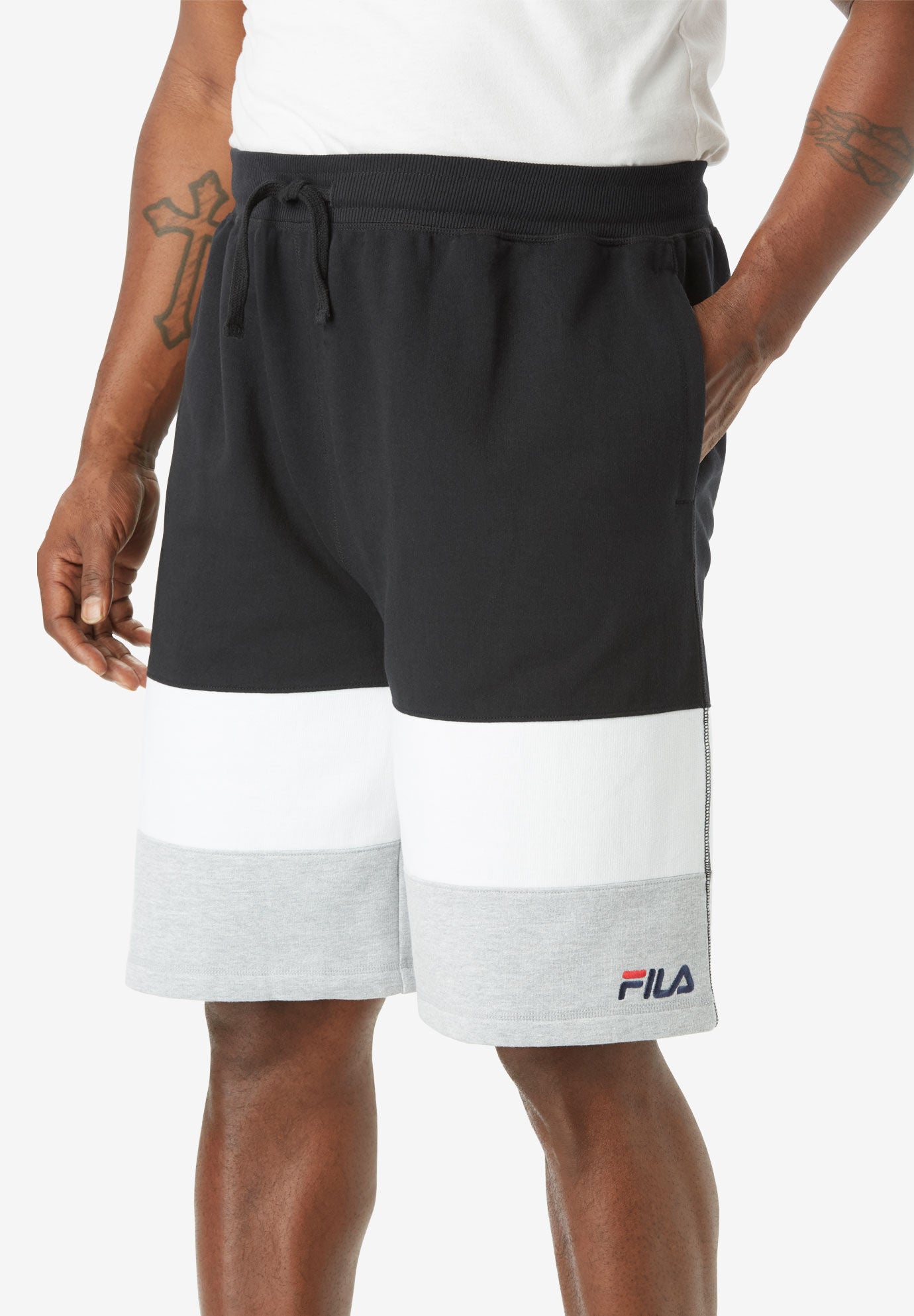 plus size fila shorts