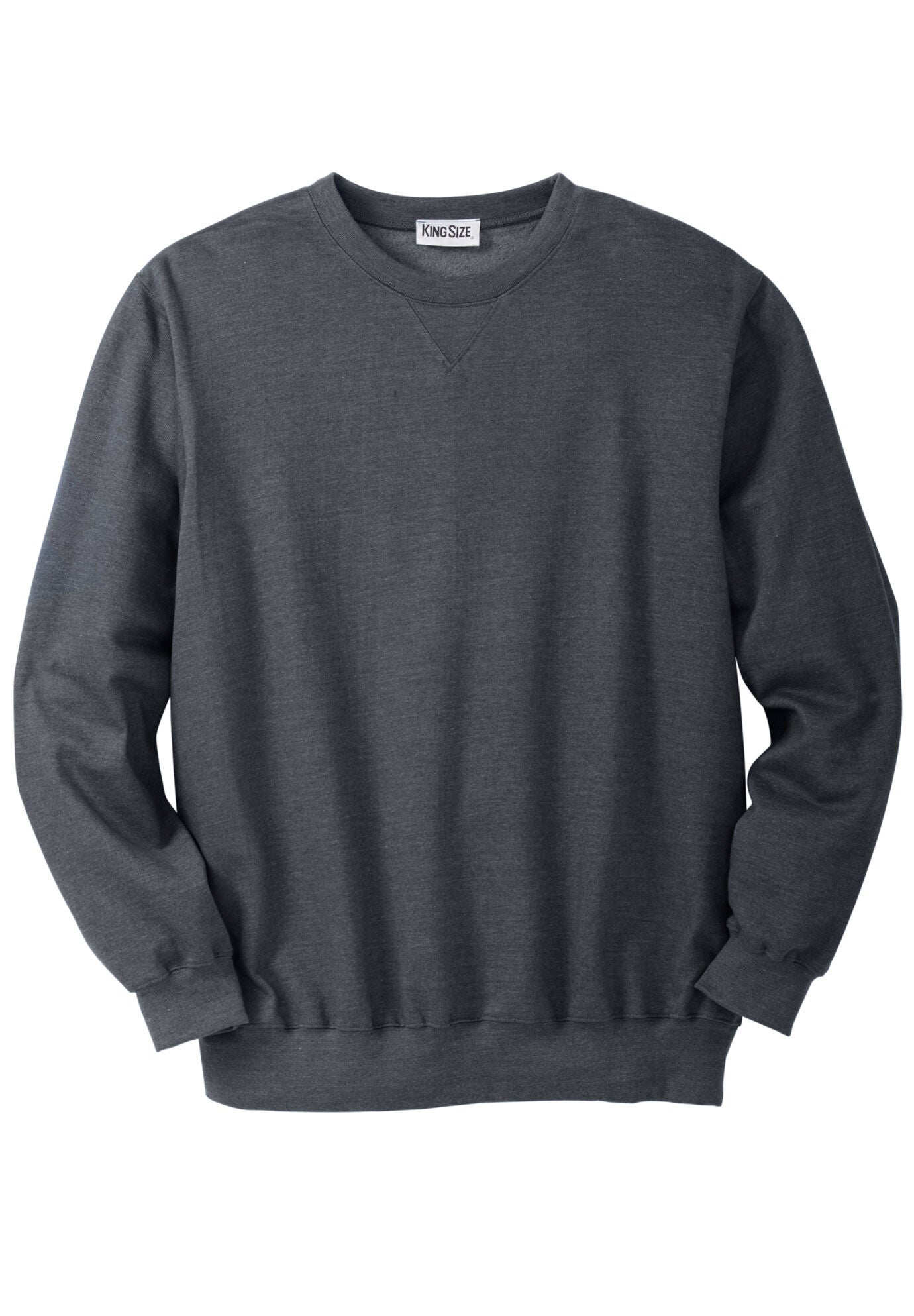 Kingsize Men's Big & Tall Fleece Crewneck Sweatshirt Sweatshirt eBay