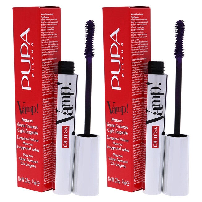 Vamp! Mascara - 400 Amethyst Violet by Pupa Milano for Women - 0.32 oz Mascara - Pack of 2, NA, alternate image number null